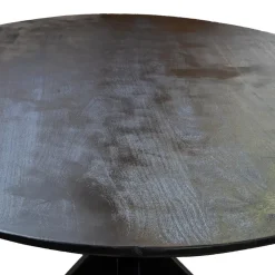 Giga Meubel Eettafel Zwart Mangohout - 200x100x78cm - Diamond