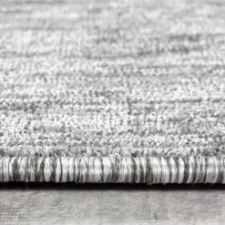Laagpolige Vloerkleden-Muratap Effen Vloerkleed Laagpolig Lichtgrijs - 200x290 CM