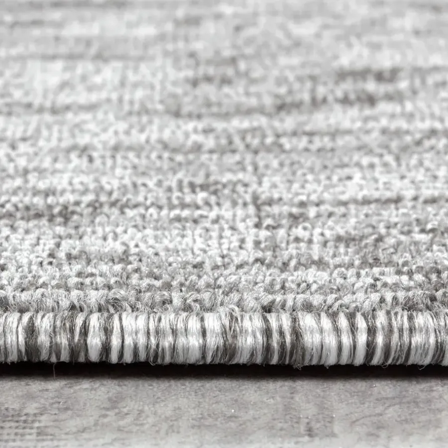 Vloerkleden|Laagpolige Vloerkleden-Muratap Effen Vloerkleed Laagpolig Lichtgrijs - 240x340 CM