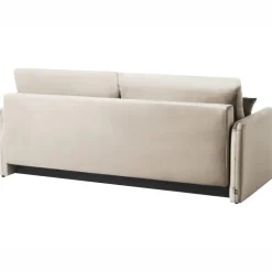 Leen Bakker EGGE - Driezitsbank - Taupe - Fluweel
