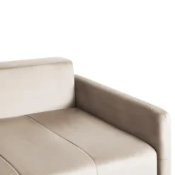 Leen Bakker EGGE - Driezitsbank - Taupe - Fluweel