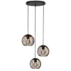 EGLO Almanzora Hanglamp - E27 - Ø 46.5 cm - Staal - Zwart/Koper