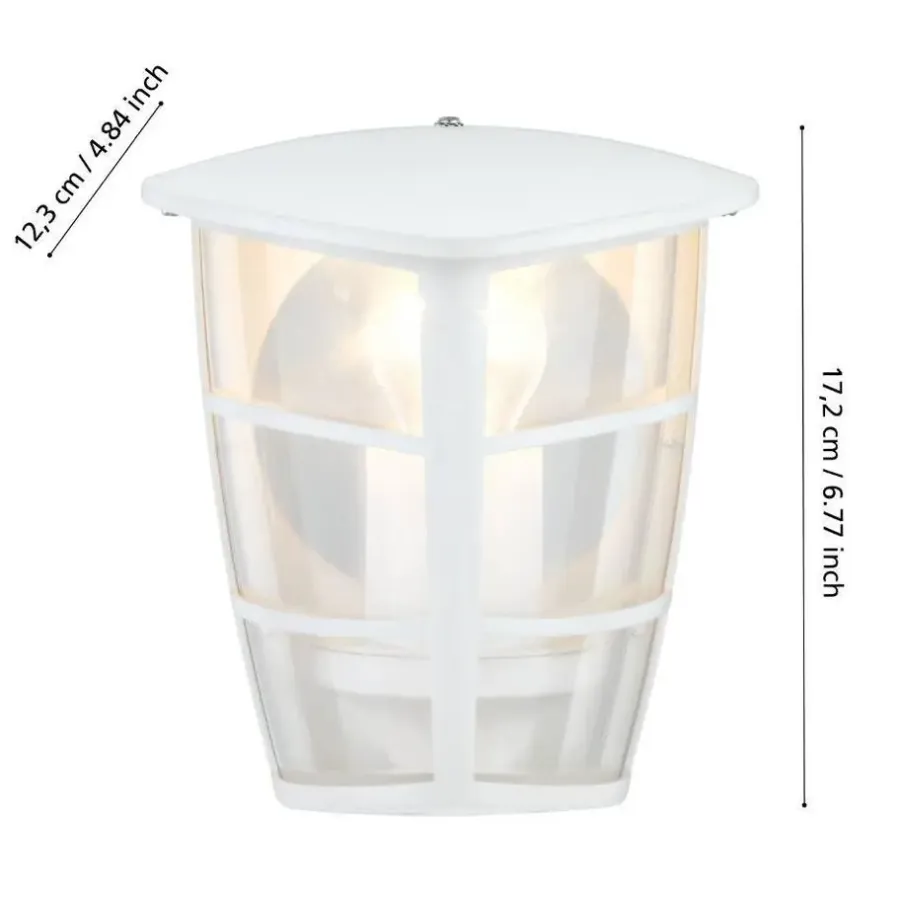 EGLO Aloria Wandlamp - E27 - Aluminium/Kunststof - Wit