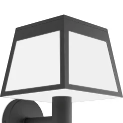 Wandlampen-EGLO Altilia Solar Wandlamp - LED - 20 cm - Zwart/Wit