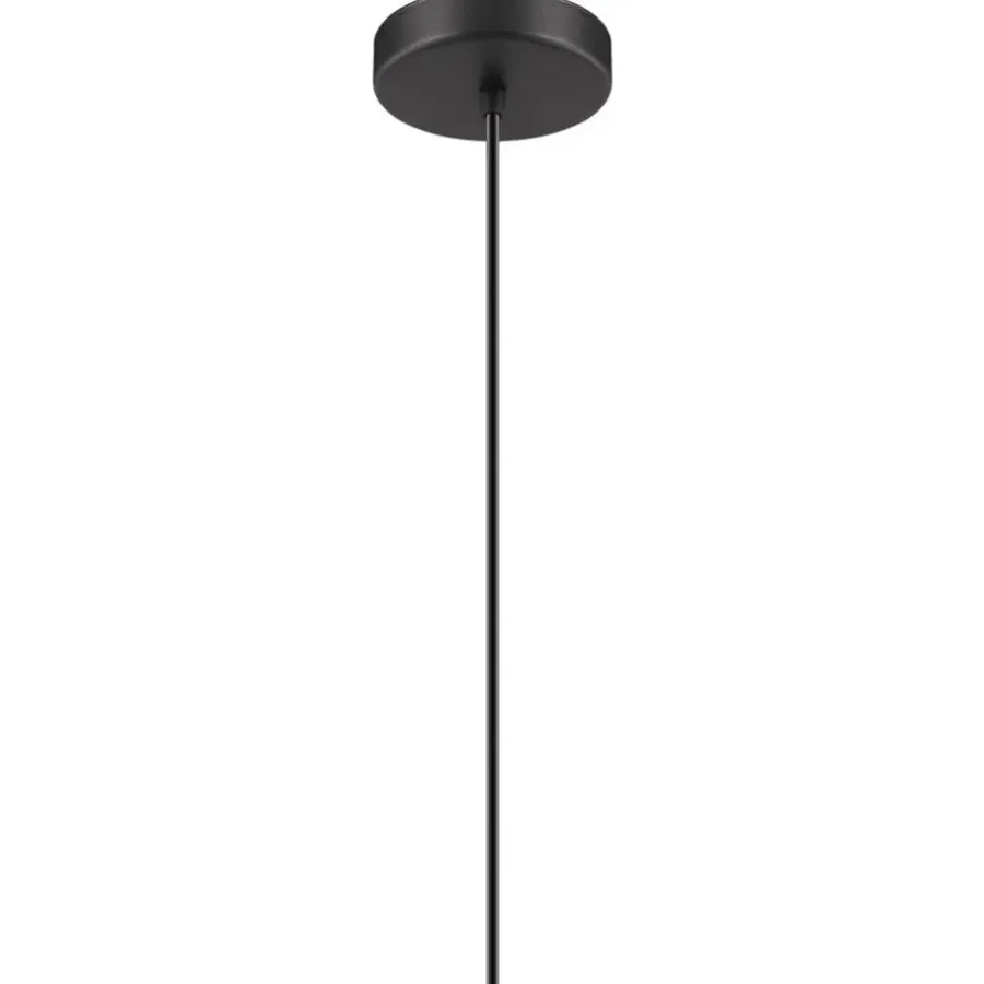 EGLO Ariscani 1 Hanglamp - E27 - Ø 20 cm - Koperglas - Zwart