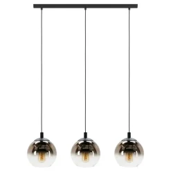 EGLO Ariscani 1 Hanglamp - E27 - 76,5 cm - Koperglas - Zwart