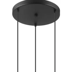 EGLO Ariscani 1 Hanglamp - E27 - Ø 42,5cm-Koperglas - Zwart
