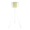 Staande Lampen-EGLO Arnhem Staande lamp - E27 - Papier/Staal - Wit/Bruin