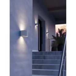 Wandlampen-EGLO Calpino 3 Wandlamp - LED - IP54 - Binnen/- Wit