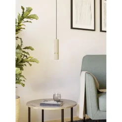 EGLO Caminia Hanglamp - GU10 - Ø 6 cm - Zandkleur/Beige/Goud