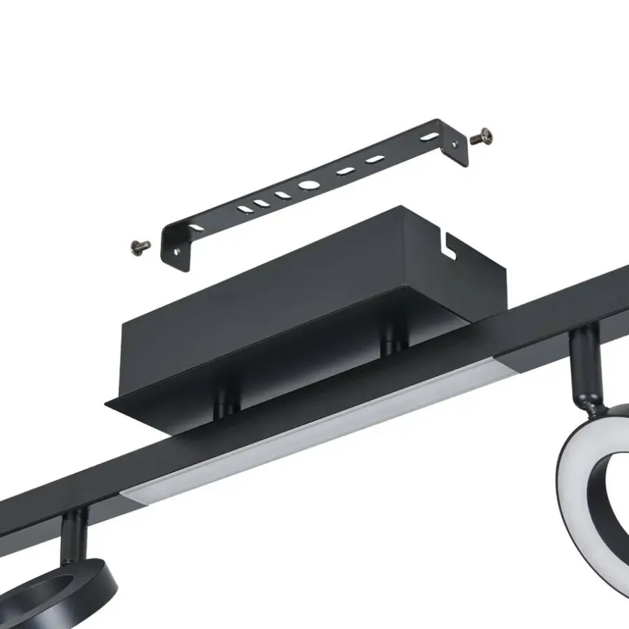 EGLO Cardillio 1 Opbouwspot - LED - 158 cm - Zwart