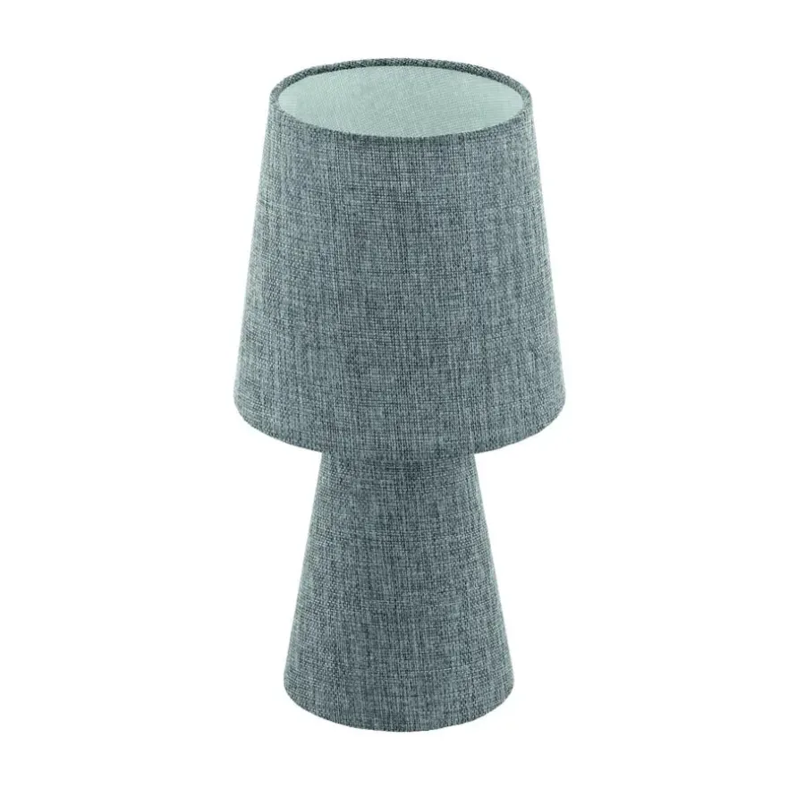 Tafellampen-EGLO Carpara Tafellamp - E14 - H 34 cm - Textiel/Linnen - Grijs