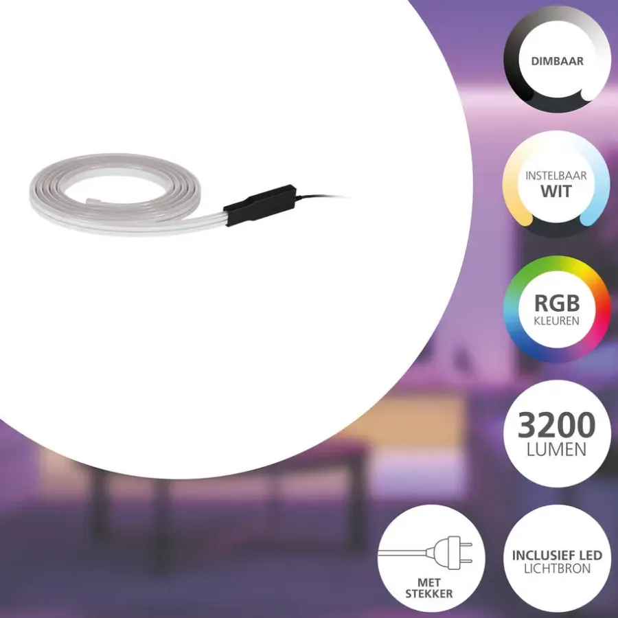 EGLO connect.z Flatneon Z LED Strip - 500 cm - RGB