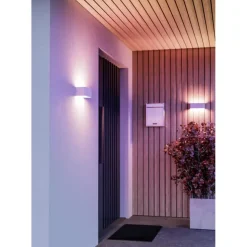Wandlampen-EGLO connect.z Sania-Z Wandlamp - 20 cm - Wit - RGB - Zigbee