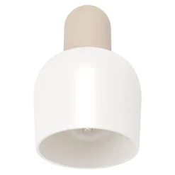Spots-EGLO Corato Spot - E14 - 15.5 cm - Wit/Beige - Glas