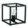 EGLO Eldrick tafellamp - E27(excl.) - industrieel - 20cm - Metaal - Zwart