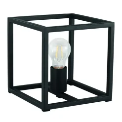 EGLO Eldrick tafellamp - E27(excl.) - industrieel - 20cm - Metaal - Zwart