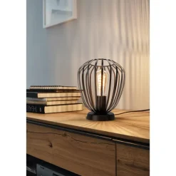 Tafellampen-EGLO Espinal Tafellamp - E27 - Ø 19.5 cm - Brons - Staal