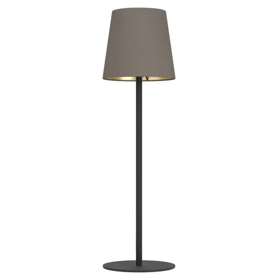 EGLO Fiorana Tafellamp - E14 - 53 cm - Zwart/Cappucino/Goud