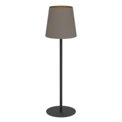 EGLO Fiorana Tafellamp - E14 - 53 cm - Zwart/Cappucino/Goud