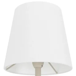 Staande Lampen-EGLO Fiorana Vloerlamp - E14 - Hoogte 140,5 cm - Zandkleur/Wit