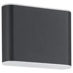 EGLO Grutti Wandlamp - LED - 11,5 cm - Antraciet