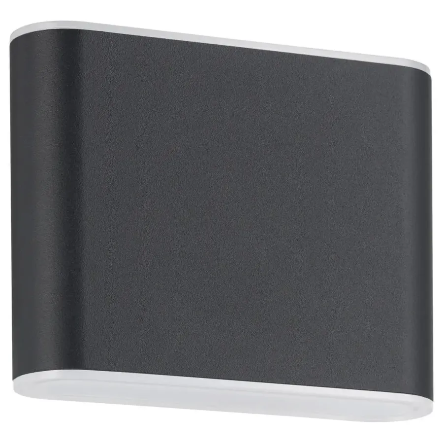 EGLO Grutti Wandlamp - LED - 11,5 cm - Antraciet