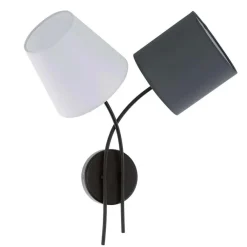 Wandlampen-EGLO hanglamp Almeida 2 - zwart