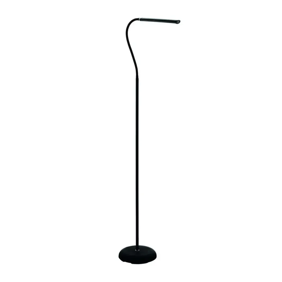 Staande Lampen-EGLO Laroa Vloerlamp - LED - 130 cm - Zwart