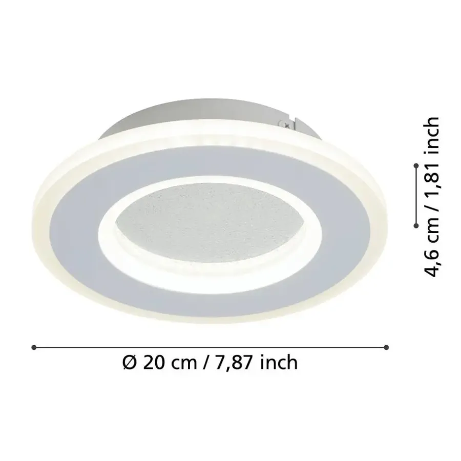 EGLO Macchioni Wandlamp - LED - Kunststof - Wit