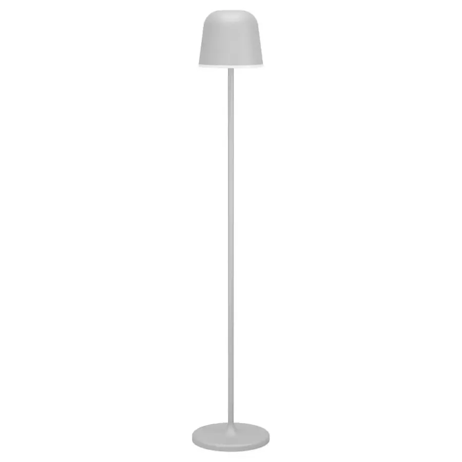 Staande Lampen-EGLO Mannera-L Staande lamp - USB-C - H 140 cm - Grijs