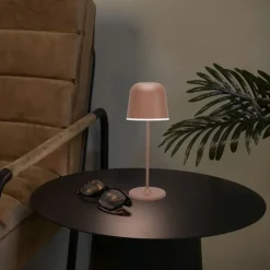 Tafellampen-EGLO Mannera-S Tafellamp/Priklamp - USB-C - H 20 cm - Roestbruin