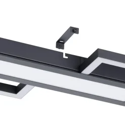 Plafondlampen-EGLO Monirote Plafonnière - LED - 78 cm - Zwart