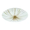 Plafondlampen-EGLO Nieves 1 Plafond- en Wandlamp - LED - Ø 51 cm - Wit/Goud