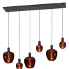 Hanglampen-EGLO Nogalte hanglamp - E27 - 130 cm - Rechthoek - Zwart