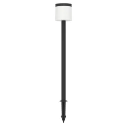 Buitenverlichting|Prikspots-EGLO Pantete Solar Priklamp - LED - 115 cm - Zwart/Wit