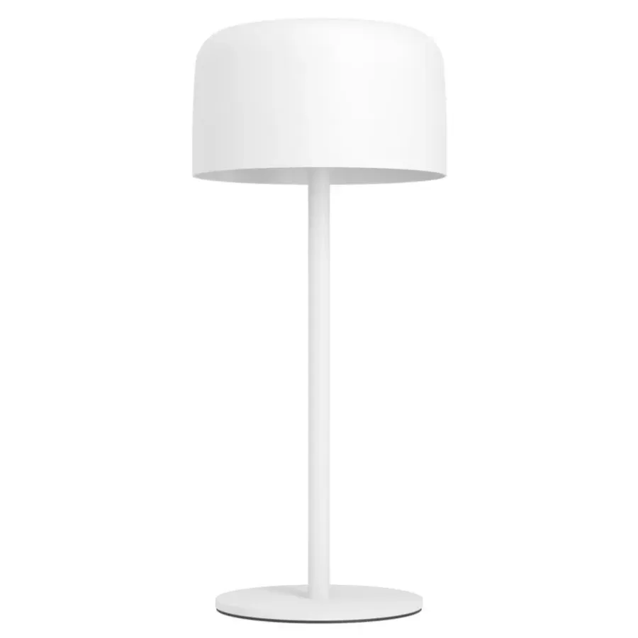 Tafellampen-EGLO Roccanova Tafellamp - Solar - 30 cm - Wit - Oplaadbaar