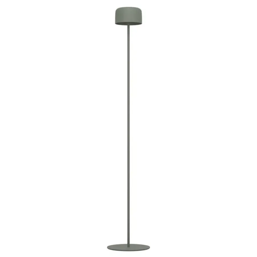 EGLO Roccanova-L Vloerlamp - Solar - 120 cm - Groen - Oplaadbaar