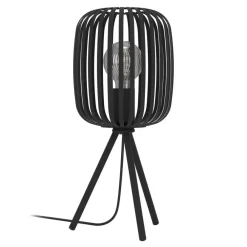 Tafellampen-EGLO Romazzina Tafellamp - E27 - Ø 20 cm - Zwart