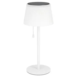 Tafellampen-EGLO Scordiano Tafellamp - Solar - 38 cm - Wit - Oplaadbaar