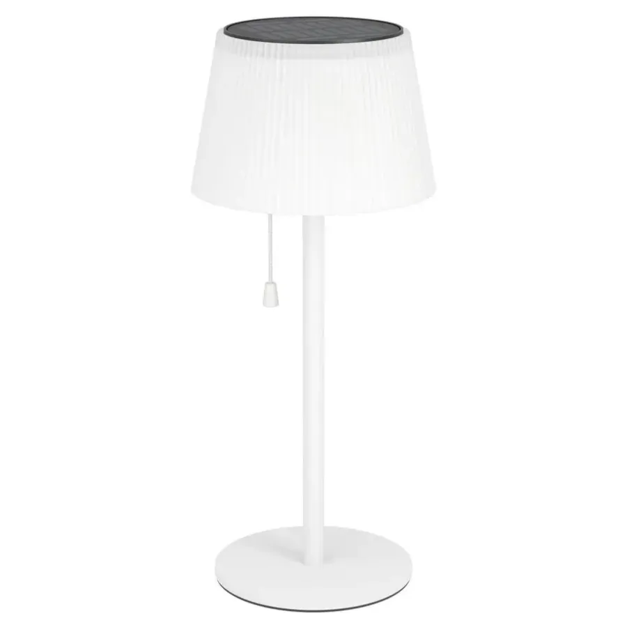 Tafellampen-EGLO Scordiano Tafellamp - Solar - 38 cm - Wit - Oplaadbaar