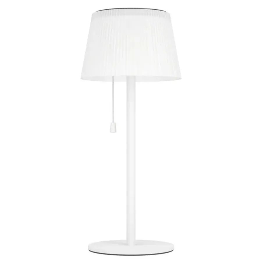 Tafellampen-EGLO Scordiano Tafellamp - Solar - 38 cm - Wit - Oplaadbaar