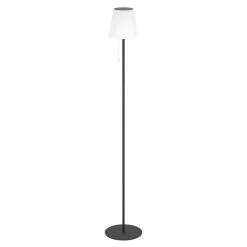 Staande Lampen-EGLO Scordiano-L Vloerlamp - Solar - 120 cm - Zwart