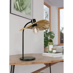 Tafellampen-EGLO Siruela Tafellamp - E27 - H 46.5 cm - Papier - Natuur