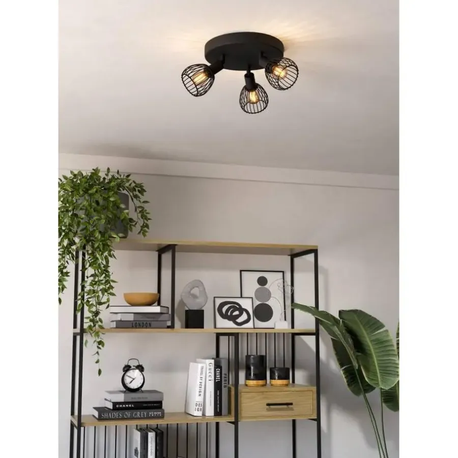 EGLO Sonnino Spot - E14 - Ø 25 cm - Zwart