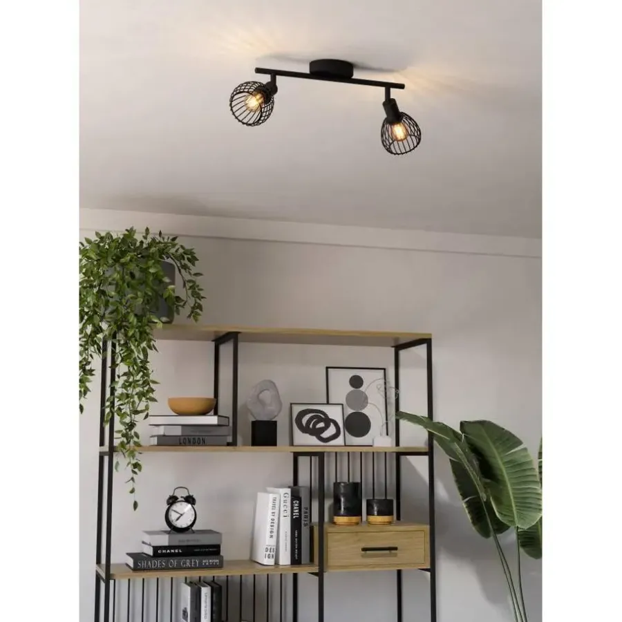 Spots-EGLO Sonnino Spot - E14 - 36,5 cm - Zwart