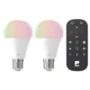 Slimme Led Lichtbronnen-EGLO connect.z EGLO starter-z Starterspakket - 2x E27 RGB LED lampen - Afstandsbediening