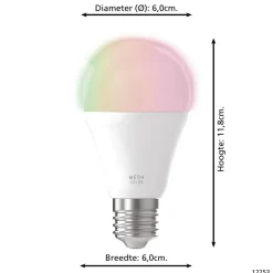 Slimme Led Lichtbronnen-EGLO connect.z EGLO starter-z Starterspakket - 2x E27 RGB LED lampen - Afstandsbediening