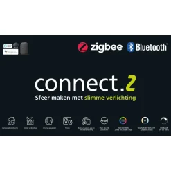 Slimme Led Lichtbronnen-EGLO connect.z EGLO starter-z Starterspakket - 2x E27 RGB LED lampen - Afstandsbediening