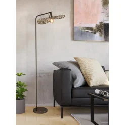 Staande Lampen-EGLO Swaby Vloerlamp - E27 - 159.5 cm - Brons